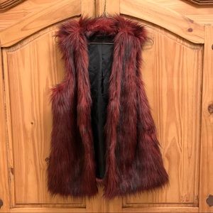 Material Girl Faux Fur Vest